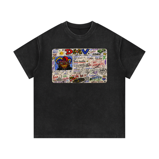 Mineral Wash Waffle Knit T-Shirt