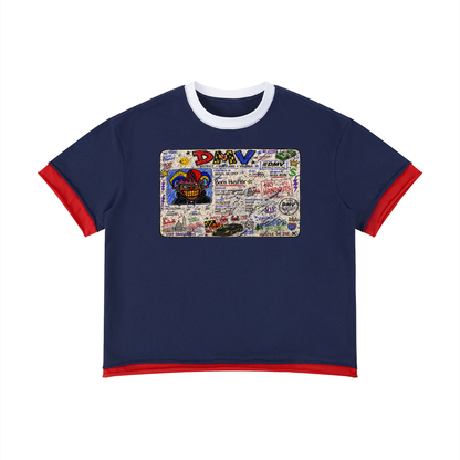 Unisex Boxy Color Block T-Shirt